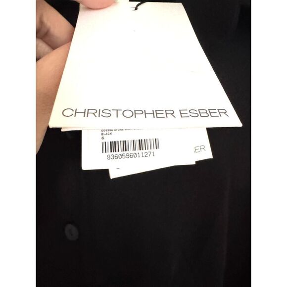 CHRISTOPHER ESBER Odessa Stone Shirt Dress US2 (AU6) - Picture 6 of 8